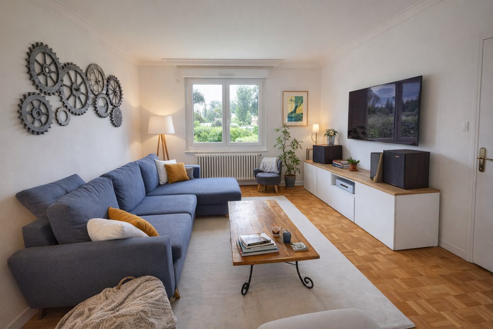 MAISON DE VILLE 115M² DE 1972 T6 - 4 CHAMBRES - SOUS-SOL SUR TERRAIN CLOS DE 275M² photo 5