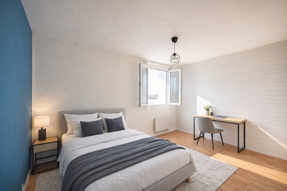 APPARTEMENT DE 73 M2 - SANS TRAVAUX - DERNIER ETAGE - 3 CHAMBRES - DALLE BETON - CHAUFFAGE ELECTRIQUE - FAIBLES CHARGES - CAVE photo 4