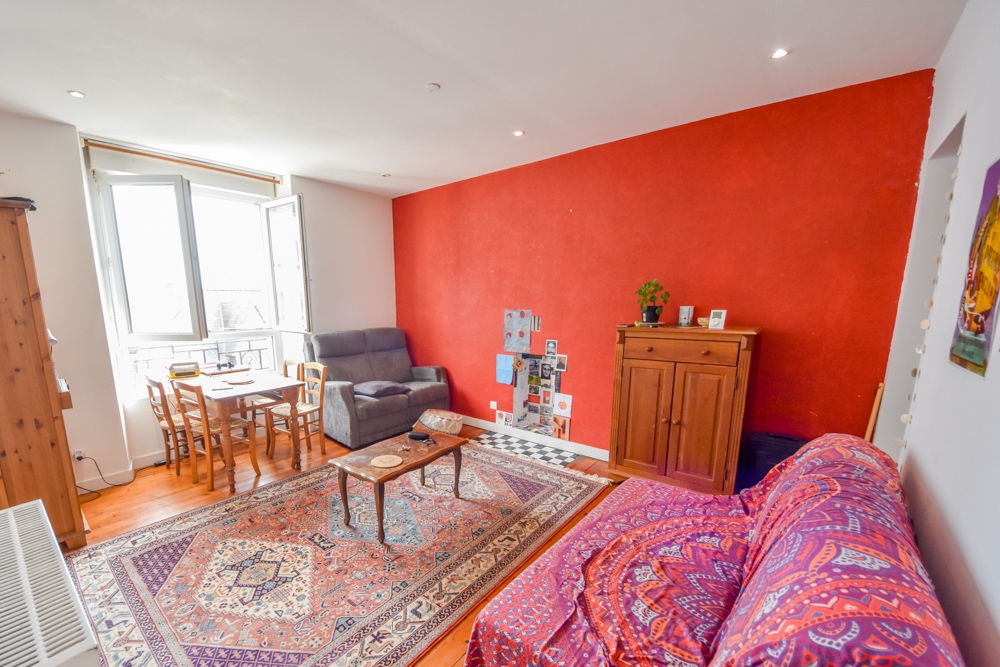 APPARTEMENT T2 39M² - 1 CHAMBRE - LOCATAIRE EN PLACE EN NON MEUBLE - CAVE - FAIBLES CHARGES