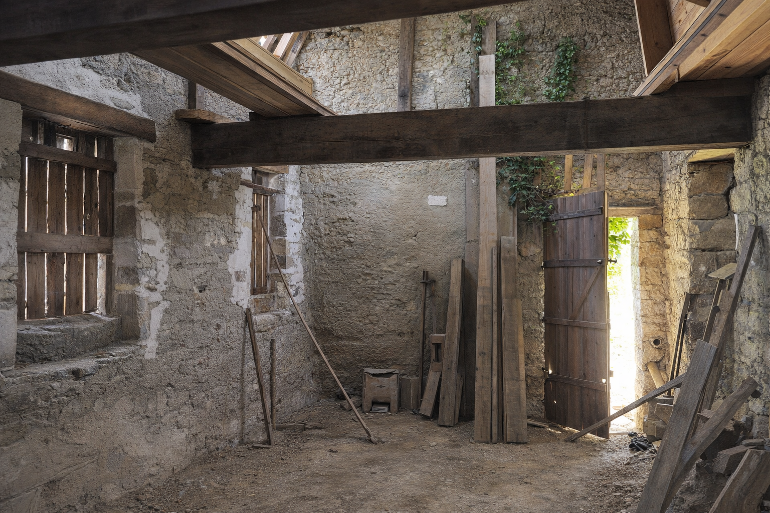 MAISON ET TERRAIN - PLOUGONVEN - COMMUNE DE MORLAIX - EN CAMPAGNE - SECTEUR TRES CALME - VERDOYANT photo 2