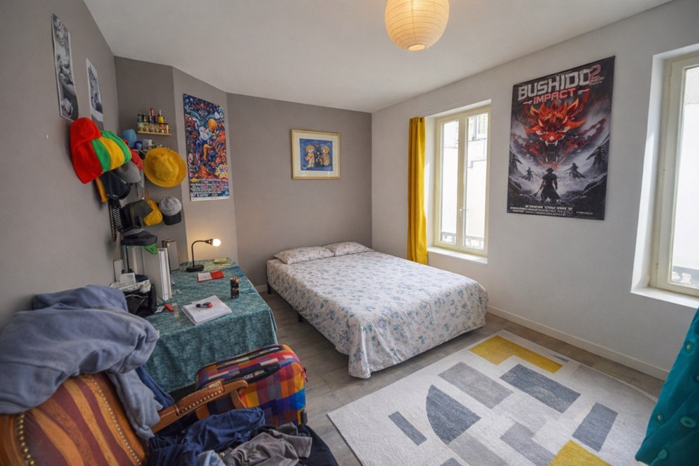 APPARTEMENT T2 44M² - 1 CHAMBRE - DALLE BETON - TERRASSE ET JARDIN - CAVE BETONEE - LOCATAIRE EN PLACE photo 4