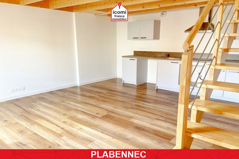 FINISTERE - PLABENNEC (29860) - A VENDRE - APPARTEMENT T2 45M² - DALLE BETON - 1 CHAMBRE - DUPLEX - LOCATAIRE EN PLACE - BON RENDEMENT