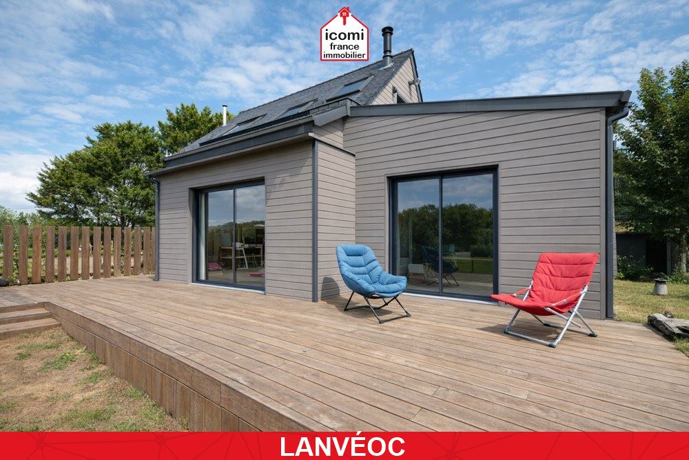 FINISTERE - LANVEOC (29160) - A VENDRE - MAISON BOIS DE 2012 -  126M2 CARREZ - 4 CHAMBRES - TERRAIN 1000M2 - HAMEAU PAISIBLE