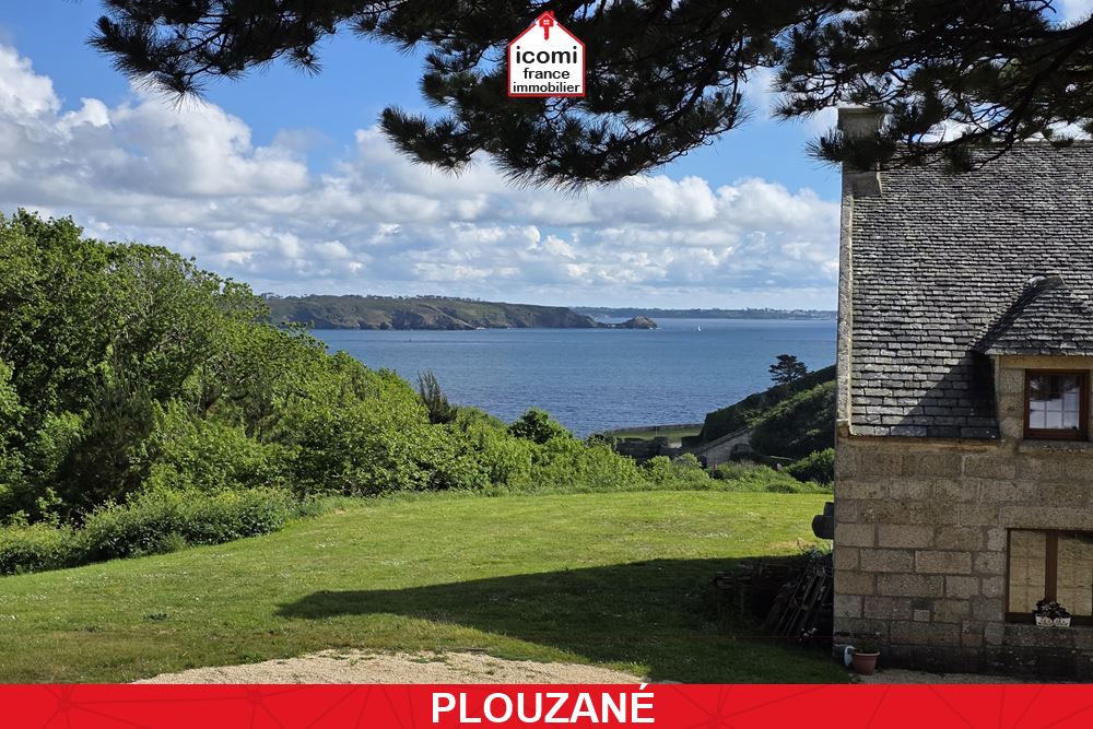 FINISTERE - PLOUZANE (29280) - A VENDRE - PROPRIETE DE CHARME T7 DE 200M² AVEC MAISON INVITE T3 DE 60M² SUR UN TERRAIN BOISE DE 1.5 HA - VUE MER 1ER PLAN - EXCEPTIONNEL