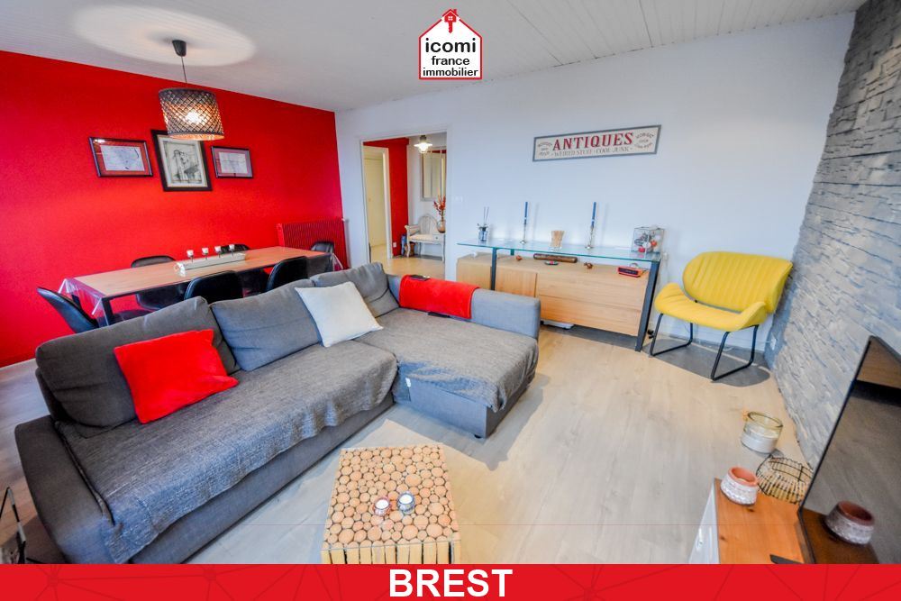 FINISTERE - BREST (29200) - A VENDRE - APPARTEMENT 68M² T3 - 2 CHAMBRES - DERNIER ETAGE - DALLE BETON - LUMINEUX - AUCUNS TRAVAUX