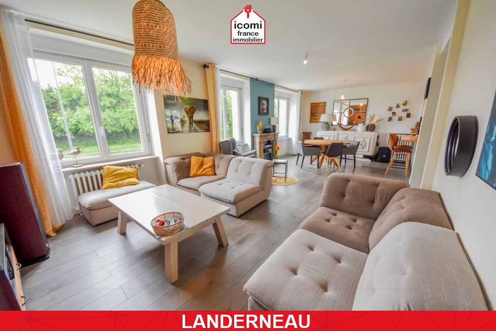 FINISTERE - LANDERNEAU (29800) - A VENDRE - MAISON INDIVIDUELLE T7 152M² - 6 CHAMBRES - GARAGE - IDEALE POUR UNE FAMILLE SUR TERRAIN CLOS DE 560M²