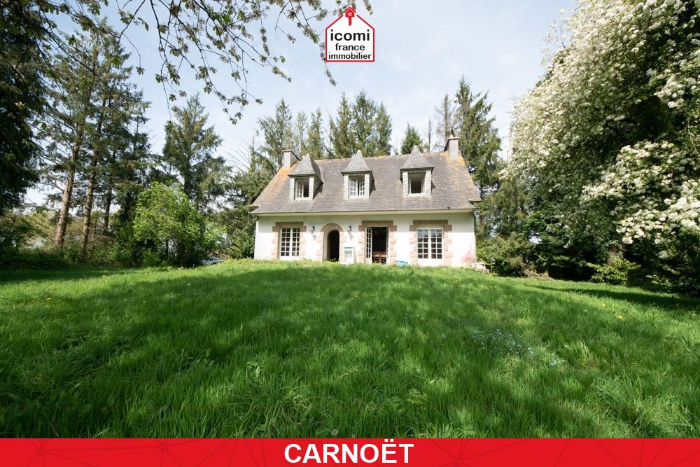 COTES-D'ARMOR - CARNOET (22160) - A VENDRE - MAISON 132 M2 - CONSTRUCTION 1981 - 5 CHAMBRES - SOUS-SOL - A RAFRAICHIR - 2 PETITES DEPENDANCES ET UN HANGAR - 3700 M2 DE TERRAIN - A 5MIN EN VOITURE DE L