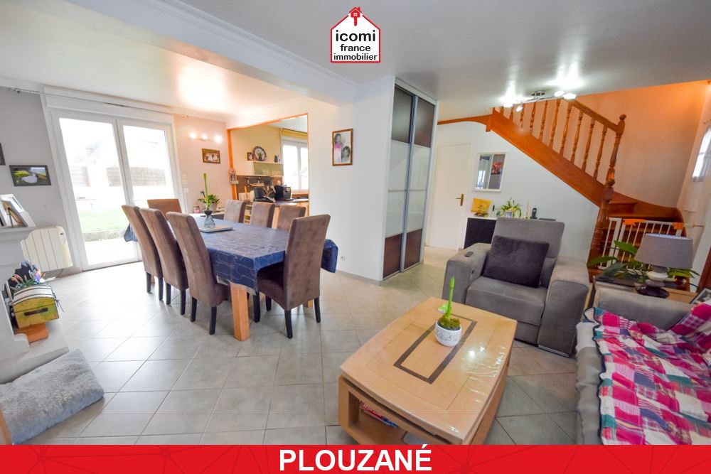 FINISTERE - PLOUZANE (29280) - A VENDRE - MAISON T5 105M² DE 1984 - LOCATAIRE EN PLACE - 3 CHAMBRES - GARAGE - AUCUNS TRAVAUX - TERRAIN CLOS DE 350M²