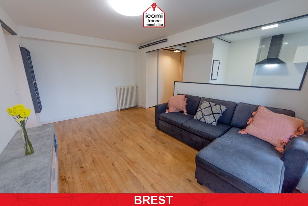 FINISTERE - BREST (29200) - A VENDRE - APPARTEMENT T3 56M² - 2 CHAMBRES - DALLE BETON - MEUBLE AVEC LOCATAIRE EN PLACE - CAVE - BON RENDEMENT