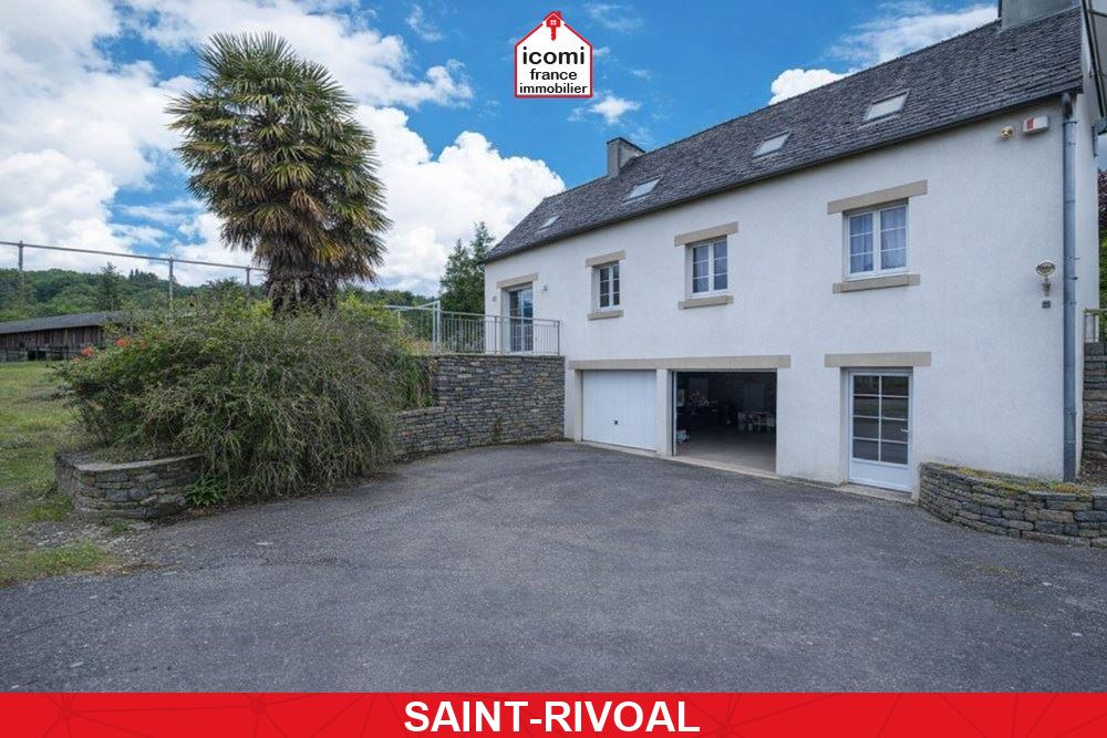 FINISTERE - SAINT-RIVOAL (29190) - A VENDRE - MAISON RENOVEE EN 1999 DE  165M²  - 4 CHAMBRES - SOUS SOL COMPLET - 3 HANGARS - 9000M² DE TERRAIN - PIECE DE VIE DE 67M² 
