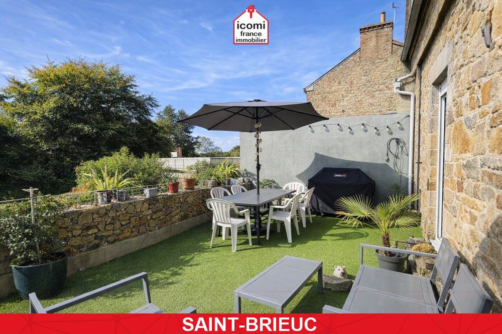 COTES-D'ARMOR - SAINT-BRIEUC (22000) - A VENDRE - MAISON T7 DE 200M² - 5 CHAMBRES - GARAGE - TERRASSE  - JARDIN - COUP DE COEUR - AUCUNS TRAVAUX