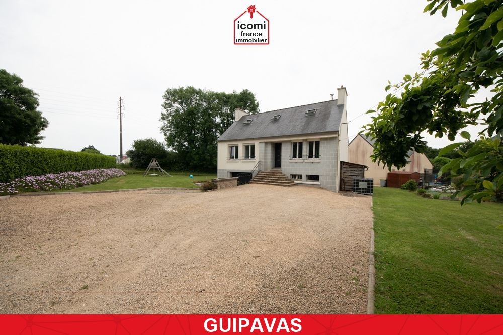 FINISTERE - GUIPAVAS (29490) - A VENDRE - MAISON 4 CHAMBRES - RENOVEE A NEUF - SUR SOUS-SOL COMPLET - BEAU TERRAIN DE 950 M2 - EXCELLENT DPE D ( A 5 POINTS DU DPE C) 